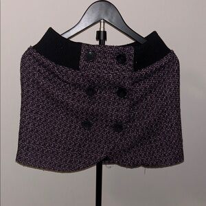 Silence + Noise Purple Tweed Skirt Urban Outfitters